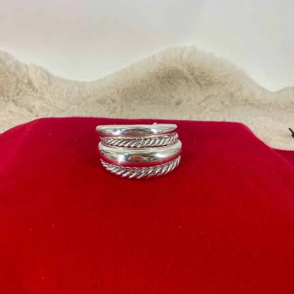 David Yurman Pure Form Four-Row Cuff - Picture 3 of 6
